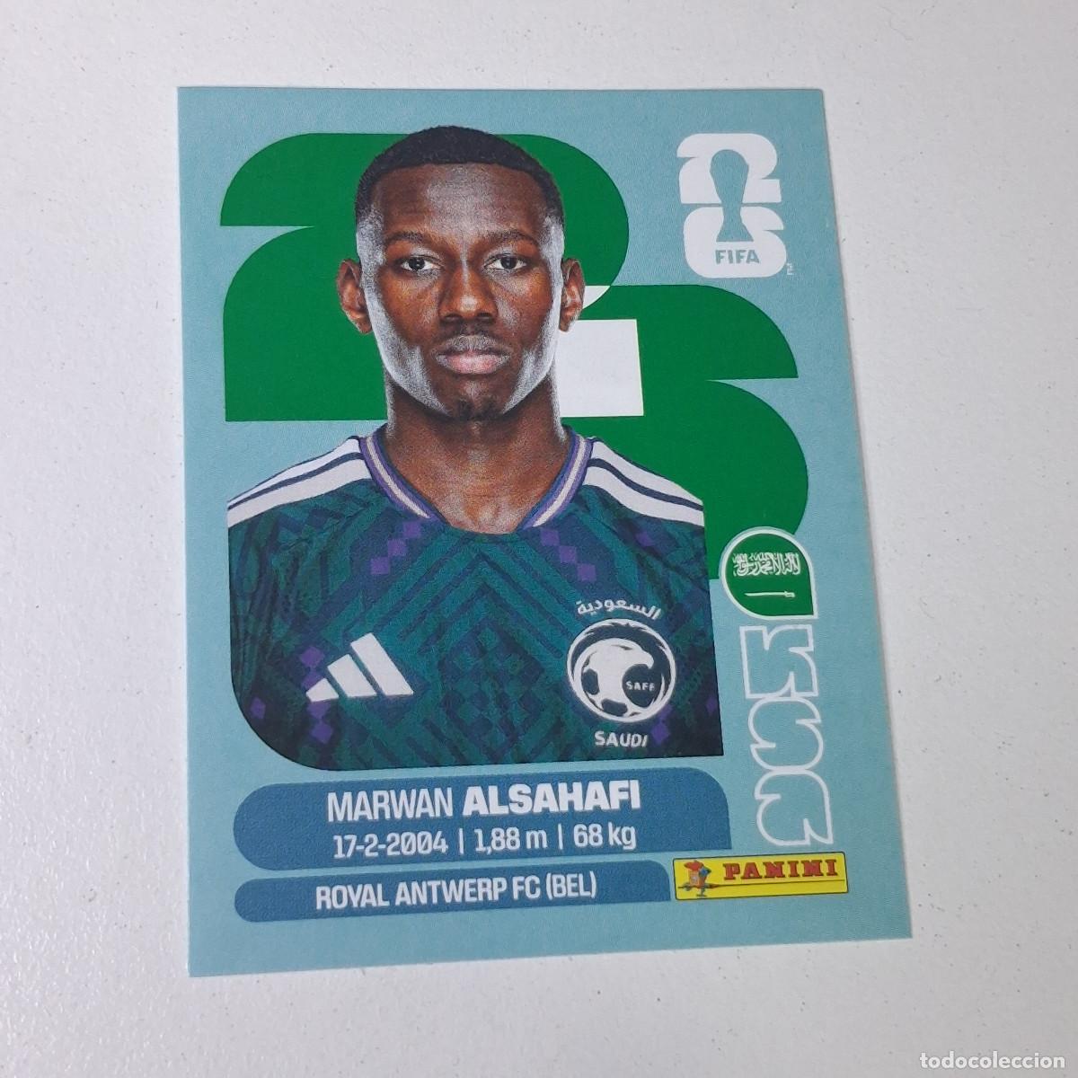 Cromos de F&uacute;tbol: B11 KSA15 MARWAN ALSAHAFI 15 ARABIA SAUD&Iacute; KSA MUNDIAL FIFA WORLD CUP 2026 STICKER PANINI