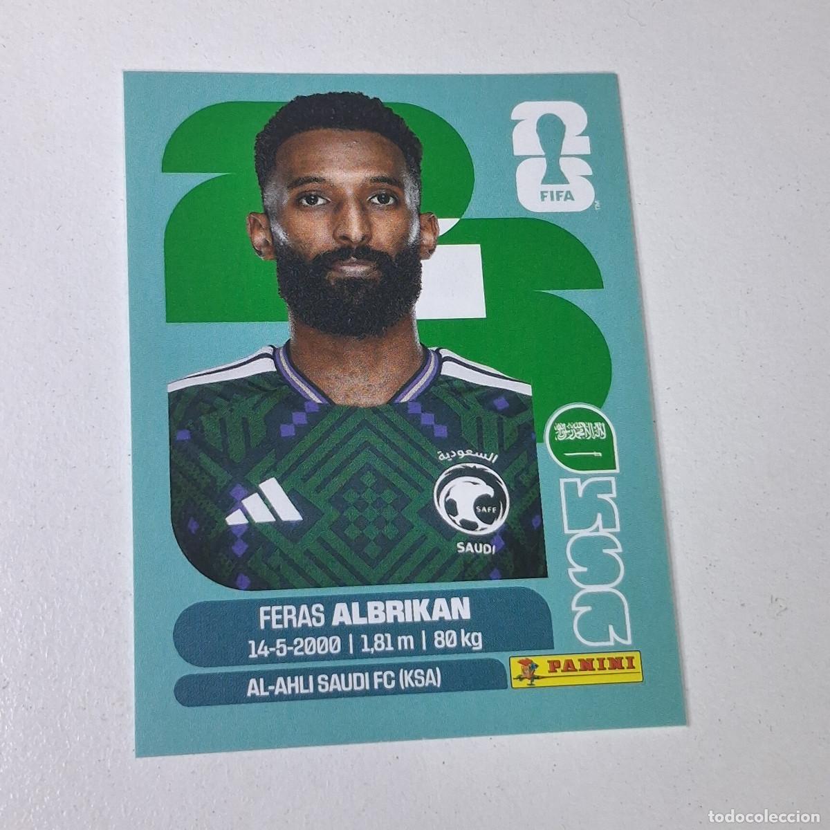 Cromos de F&uacute;tbol: B11 KSA18 FERAS AKBRIKAN 18 ARABIA SAUD&Iacute; KSA MUNDIAL FIFA WORLD CUP 2026 STICKER PANINI