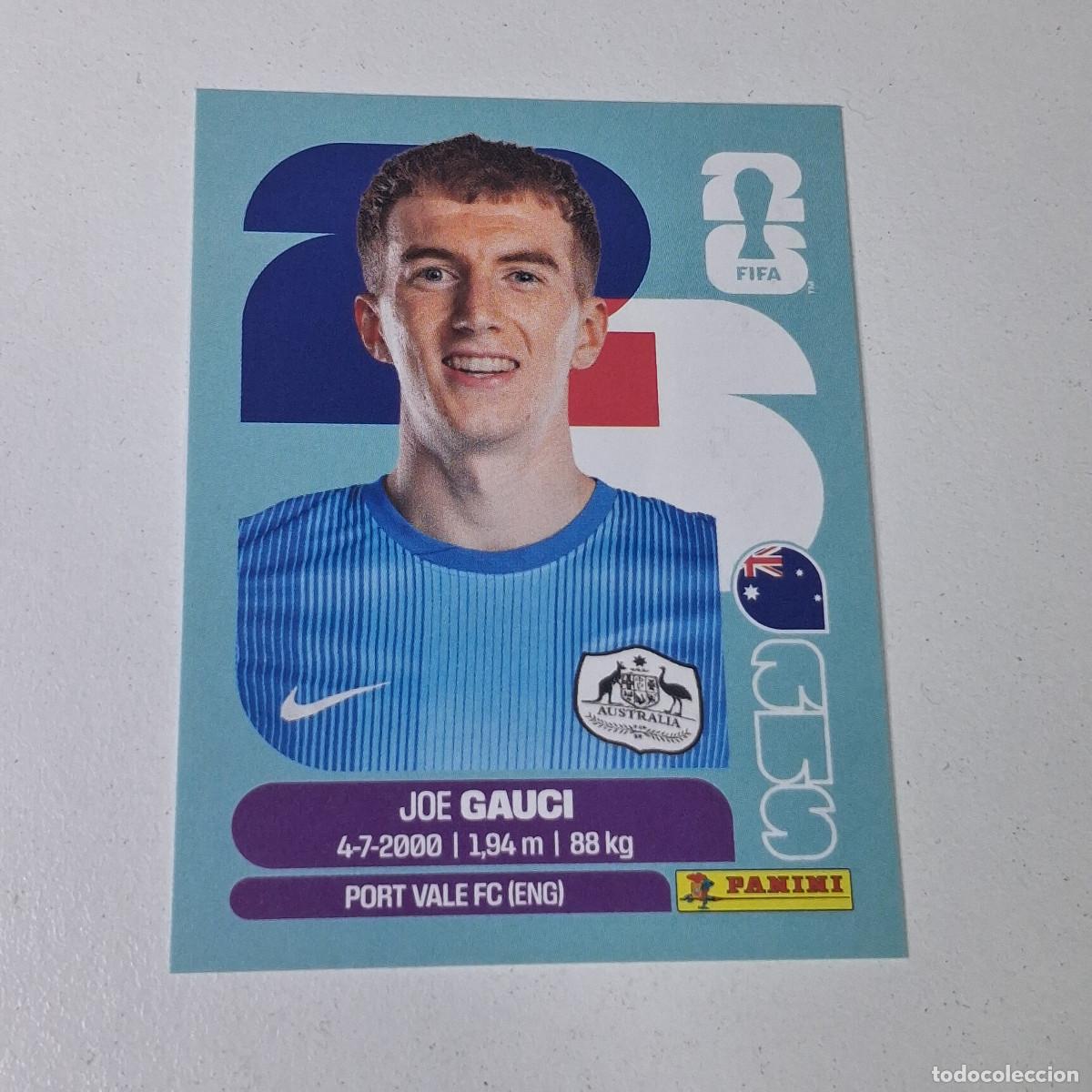 Cromos de F&uacute;tbol: B11 AUS 3 AUS3 JOE GAUCI AUSTRALIA AUS MUNDIAL FIFA WORLD CUP 2026 STICKER PANINI