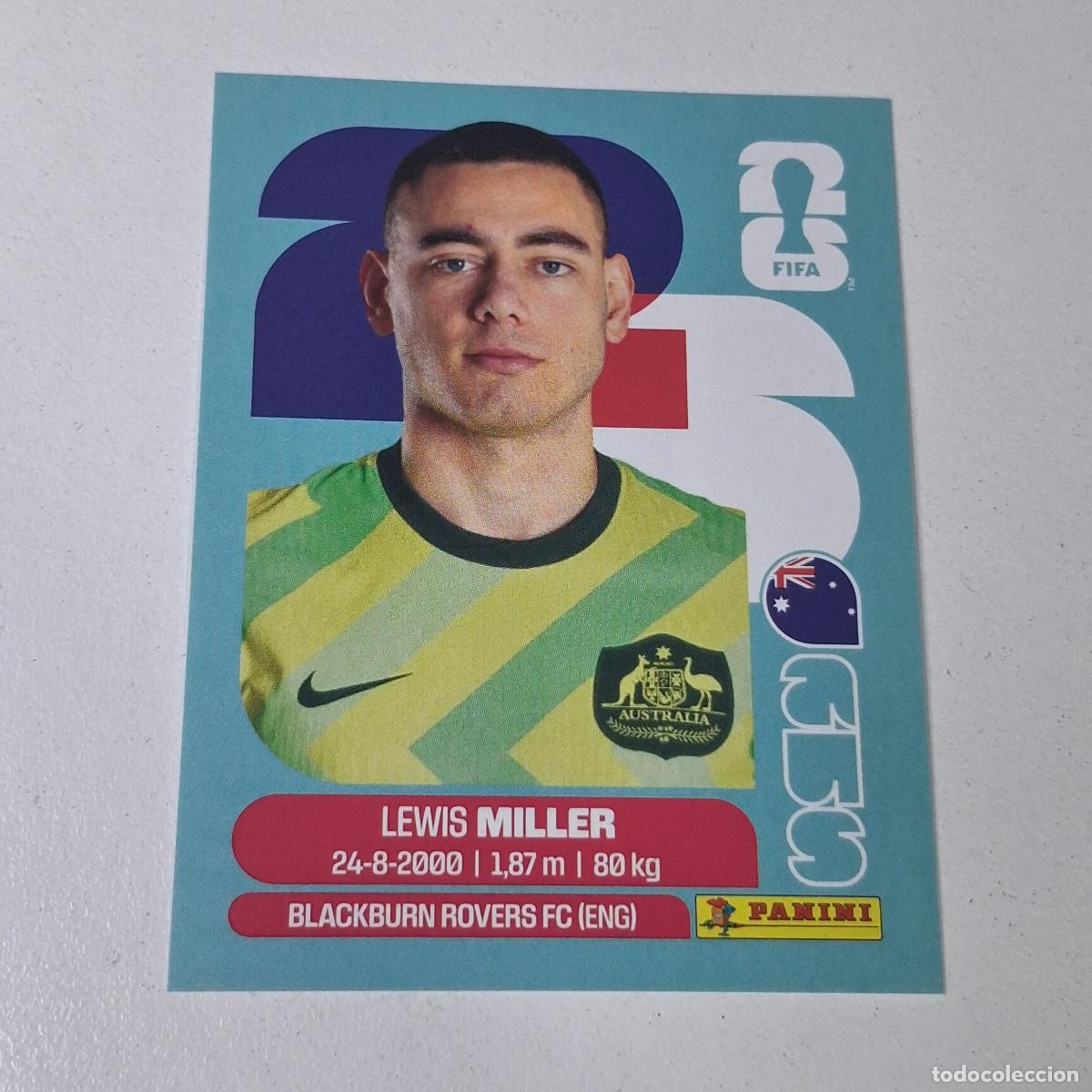 Cromos de F&uacute;tbol: B11 AUS9 LEWIS MILLER 9 AUSTRALIA AUS MUNDIAL FIFA WORLD CUP 2026 STICKER PANINI