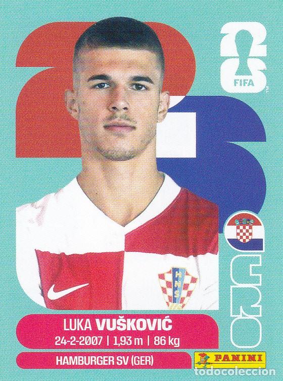 Cromos de F&uacute;tbol: FIFA WORLD CUP 2026 * VUSKOVIC N&ordm; 6 * DE CROACIA - NUEVO DE SOBRE (A-18)