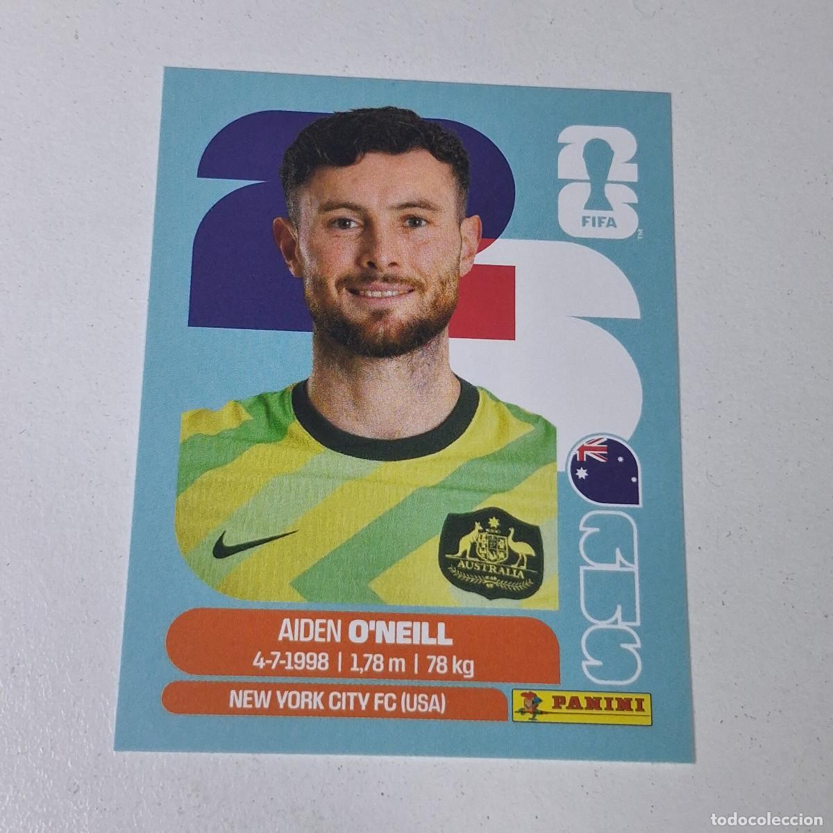 Cromos de F&uacute;tbol: B11 AUS14 AIDEN O'NEILL 14 AUSTRALIA AUS MUNDIAL FIFA WORLD CUP 2026 STICKER PANINI