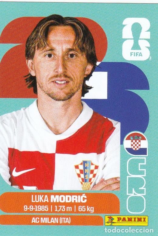 Cromos de F&uacute;tbol: FIFA WORLD CUP 2026 * LUKA MODRIC N&ordm; 9 * DE CROACIA - NUEVO DE SOBRE (A-18)
