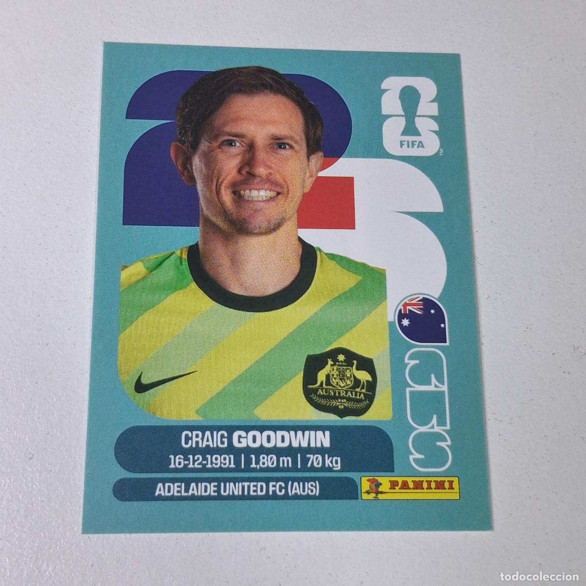 Cromos de F&uacute;tbol: B11 AUS 17 AUS17 CRAIG GOODWIN AUSTRALIA AUS MUNDIAL FIFA WORLD CUP 2026 STICKER PANINI