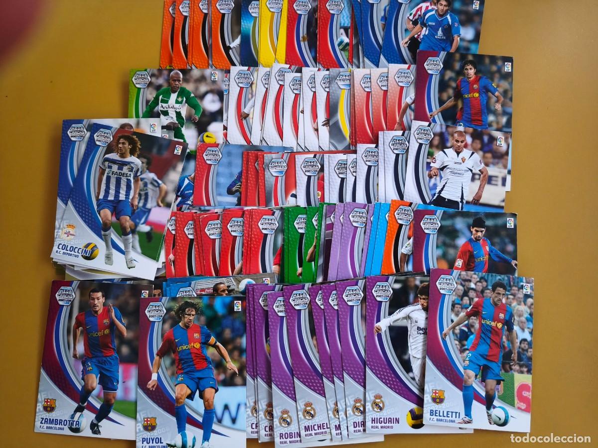 Cromos de F&uacute;tbol: megacracks 2007 08 contiene 123 cromos