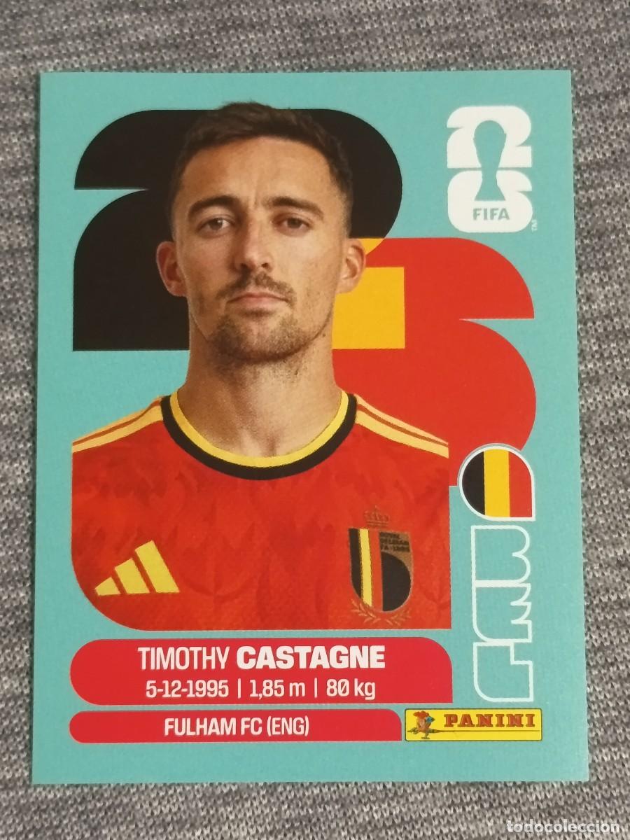 Cromos de F&uacute;tbol: CASTAGNE BEL 4 STICKER MUNDIAL 2026 PANINI FIFA WORLD CUP NUEVO