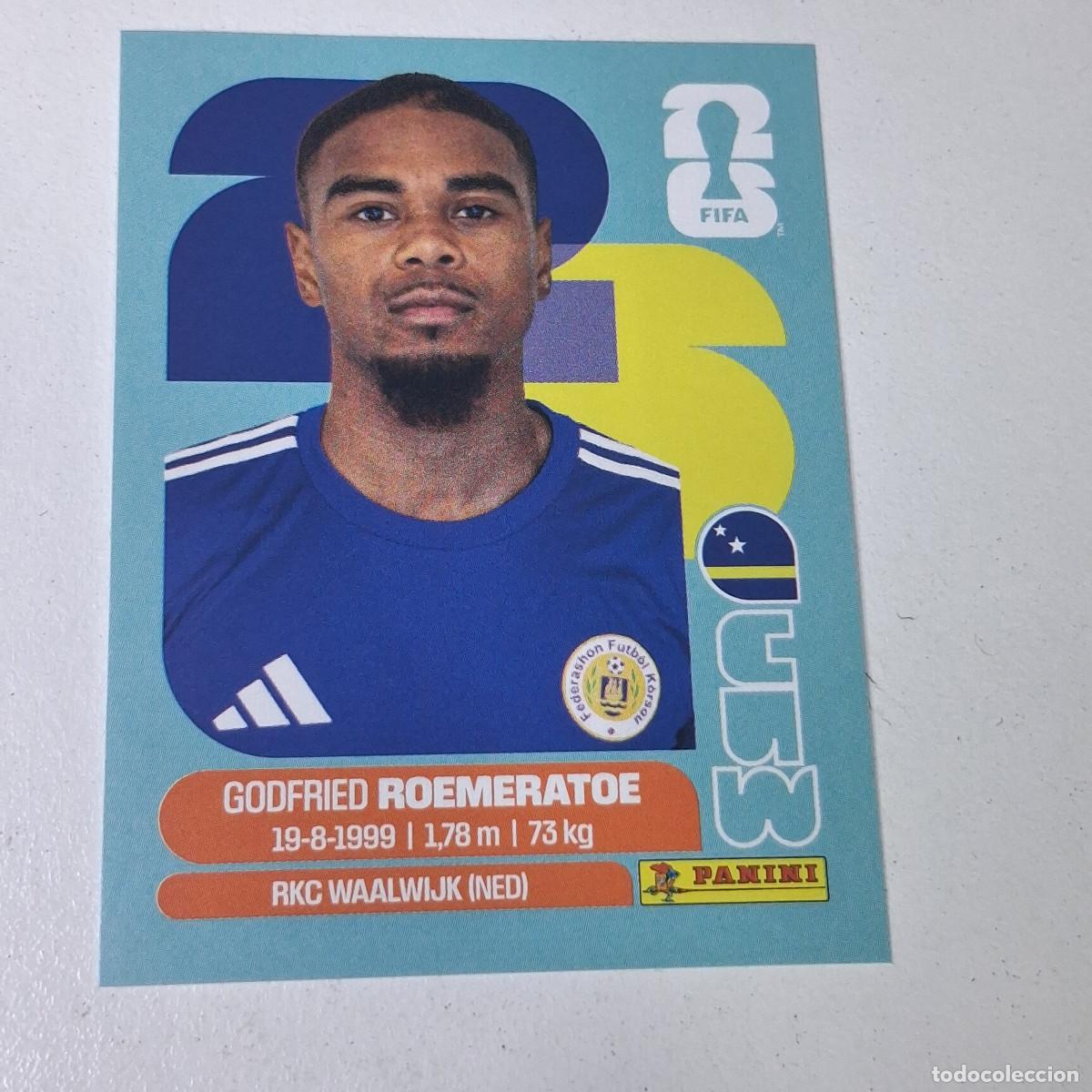 Cromos de F&uacute;tbol: B11 CUW 10 CUW10 ROEMERATOE CURAZAO CURA&Ccedil;AO CUW MUNDIAL FIFA WORLD CUP 2026 STICKER PANINI