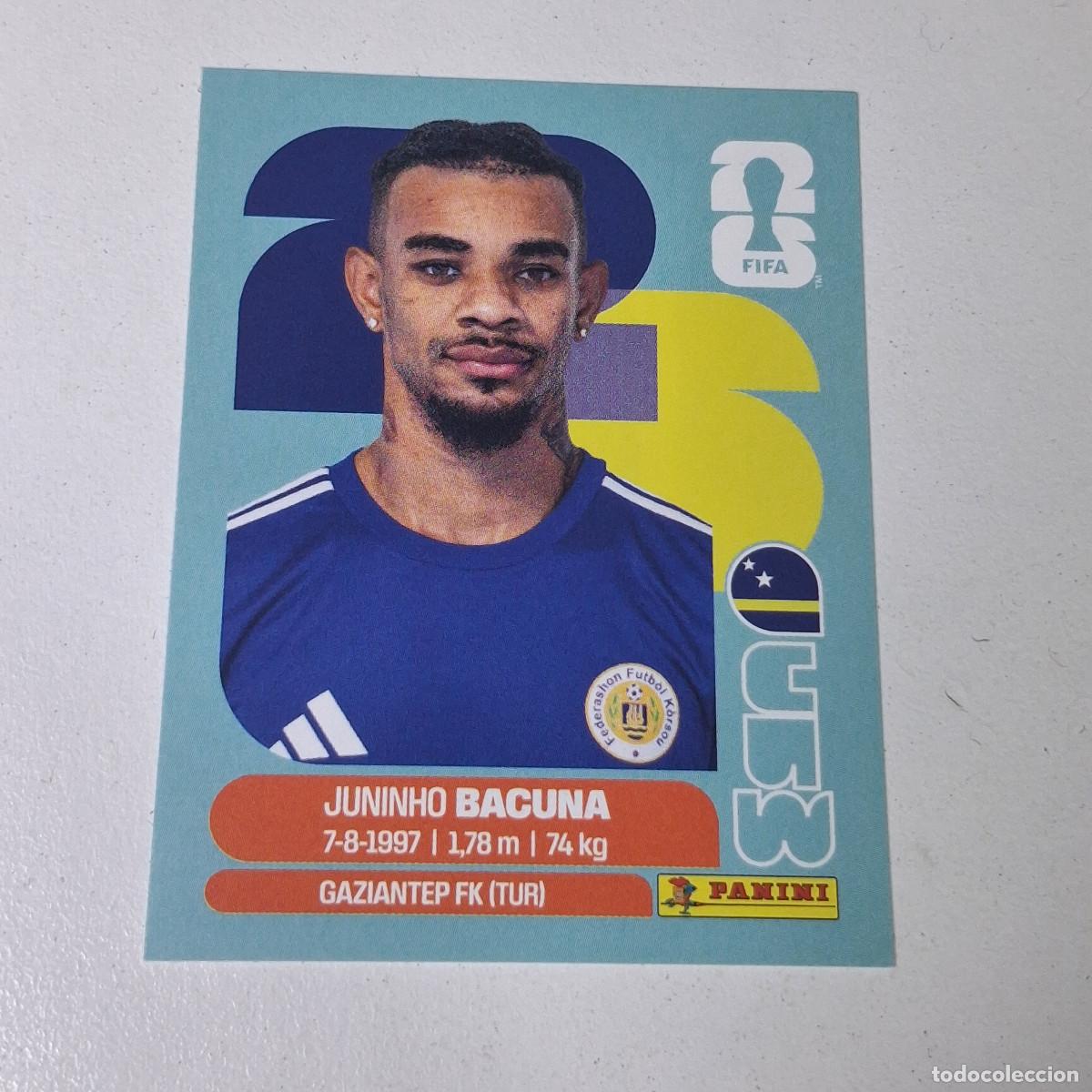 Cartes &agrave; collectionner de Football: B11 CUW11 CUW 11 JUNINHO BACUNA CURAZAO CURA&Ccedil;AO CUW MUNDIAL FIFA WORLD CUP 2026 STICKER PANINI