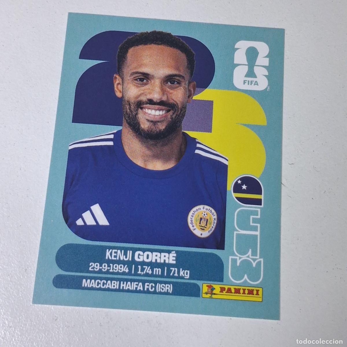 Cartes &agrave; collectionner de Football: B11 CUW15 KENJI GORRE 15 CURAZAO CURA&Ccedil;AO CUW MUNDIAL FIFA WORLD CUP 2026 STICKER PANINI