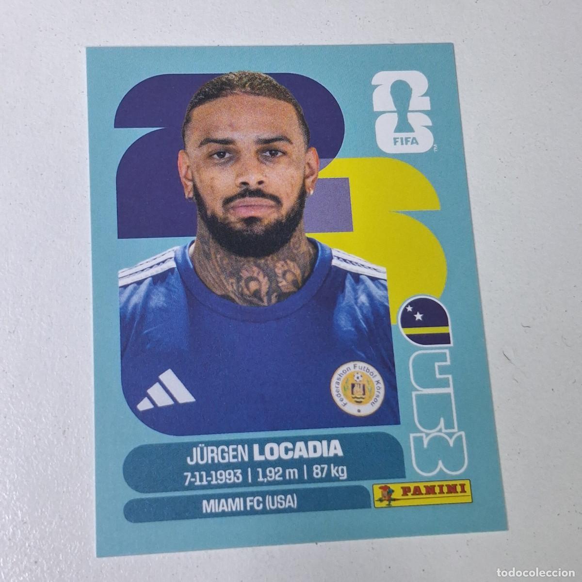 Cartes &agrave; collectionner de Football: B11 CUW 17 CUW17 JORGEN LOCADIA CURAZ CURAZAO CURA&Ccedil;AO CUW MUNDIAL FIFA WORLD CUP 2026 STICKER PANINI