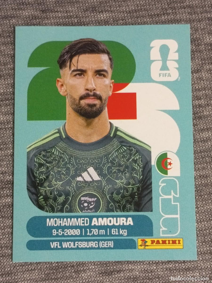 Cromos de F&uacute;tbol: AMOURA ALG 20 STICKER MUNDIAL 2026 PANINI FIFA WORLD CUP NUEVO