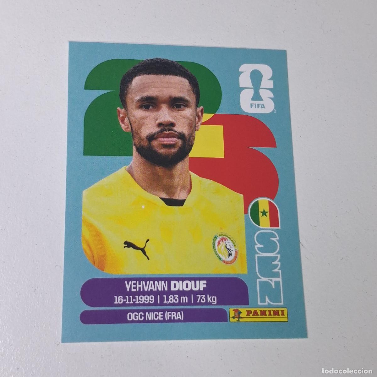 Cromos de F&uacute;tbol: B11 SEN3 YEHVANN DIOUF 3 SENEGAL SEN MUNDIAL FIFA WORLD CUP 2026 STICKER PANINI