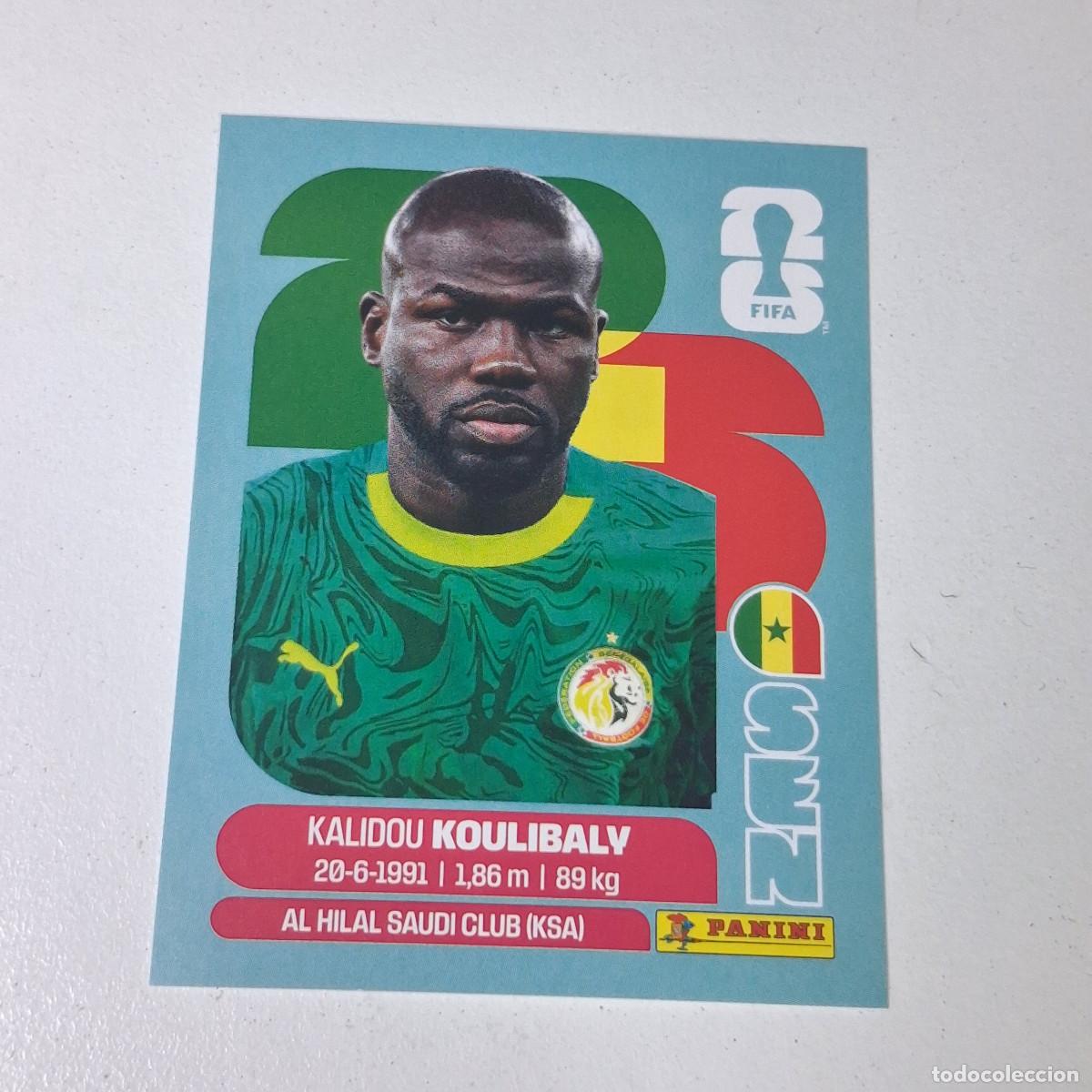 Cromos de F&uacute;tbol: B11 SEN8 KALIDOU KOULIBALY 8 SENEGAL SEN MUNDIAL FIFA WORLD CUP 2026 STICKER PANINI
