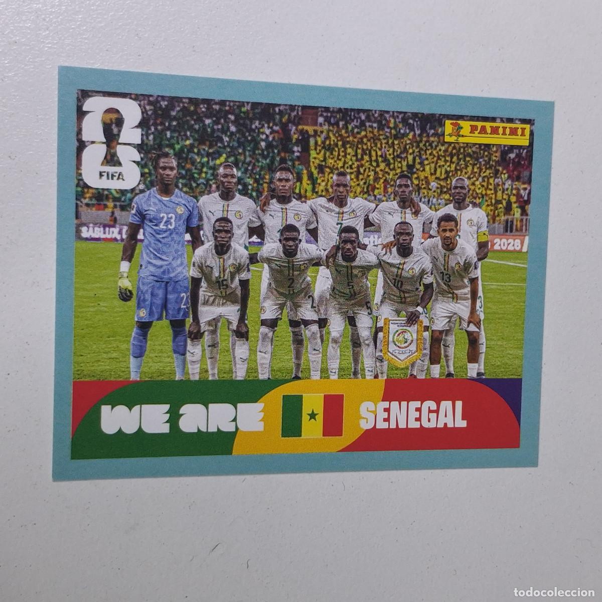 Cromos de F&uacute;tbol: B11 SEN13 TEAM PHOTO EQUIPO 13 SENEGAL SEN MUNDIAL FIFA WORLD CUP 2026 STICKER PANINI