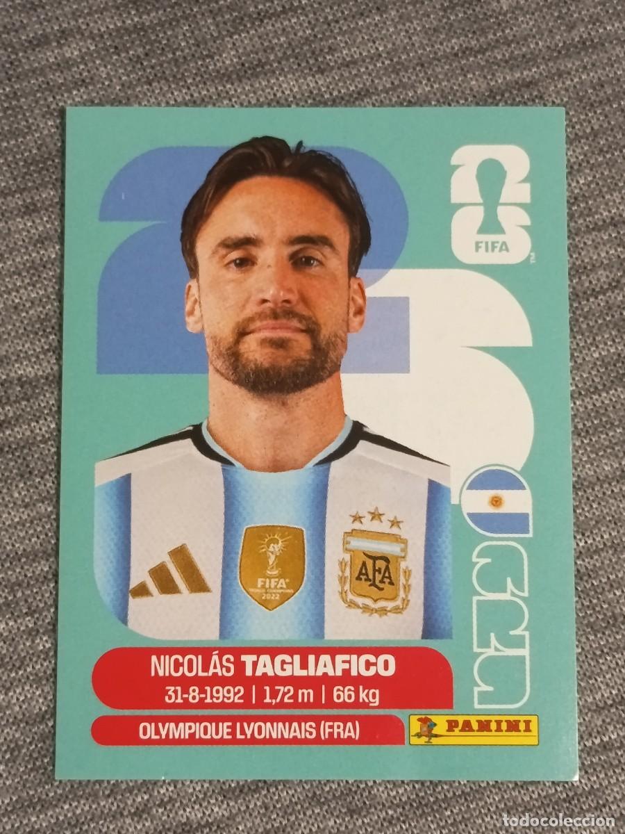 Cromos de F&uacute;tbol: TAGLIAFICO ARG 6 STICKER MUNDIAL 2026 PANINI FIFA WORLD CUP NUEVO