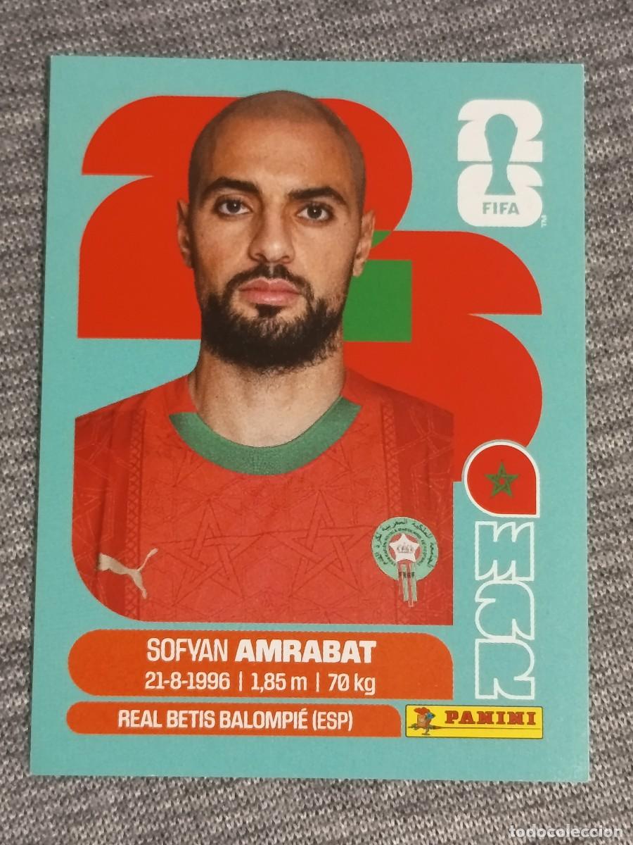 Cromos de F&uacute;tbol: AMRABAT MAR 10 STICKER MUNDIAL 2026 PANINI FIFA WORLD CUP NUEVO
