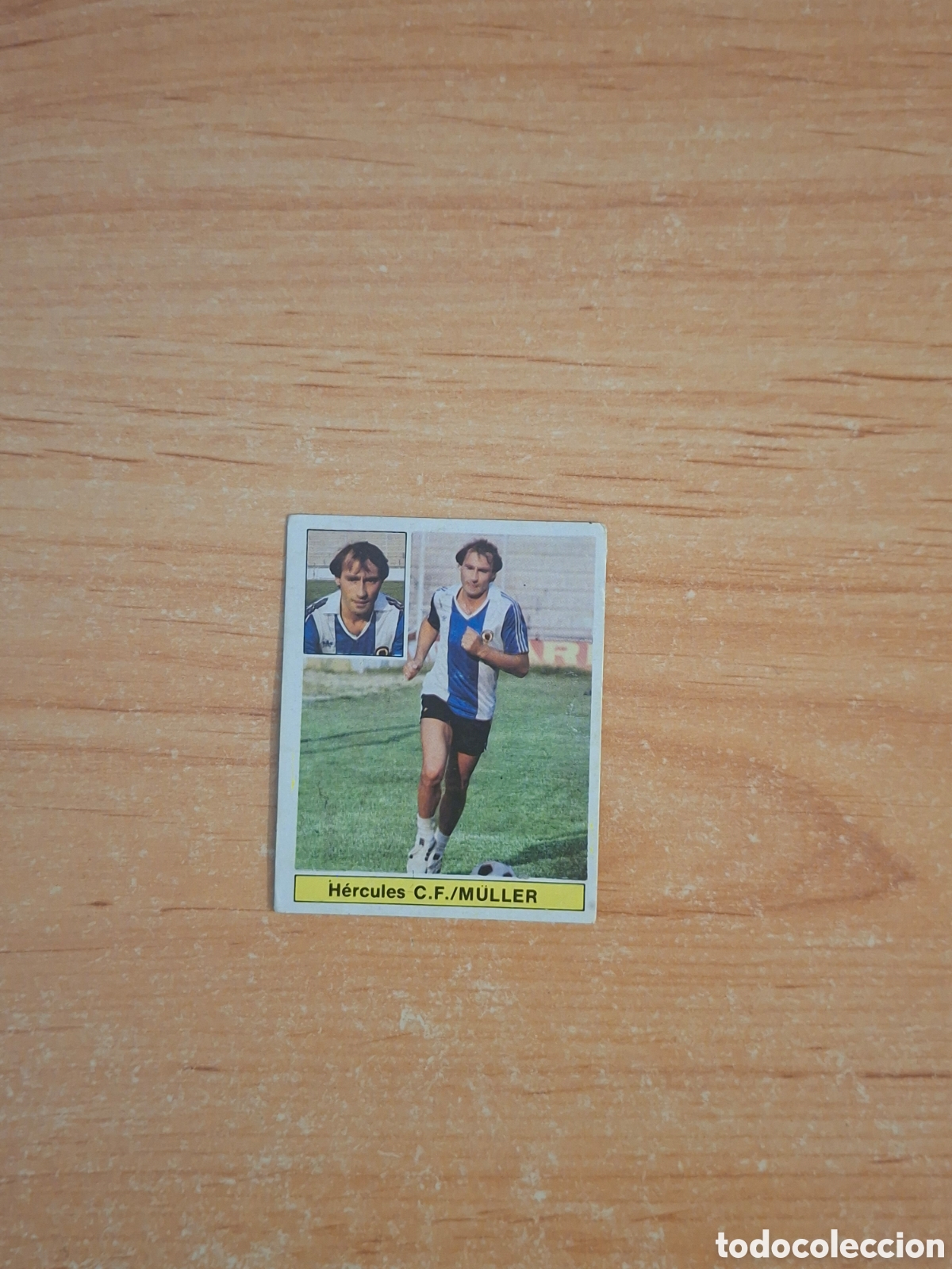 Fu&szlig;ball-Sticker: Este 81 82 muller h&eacute;rcules 28 bis fichaje despegado ver fotos