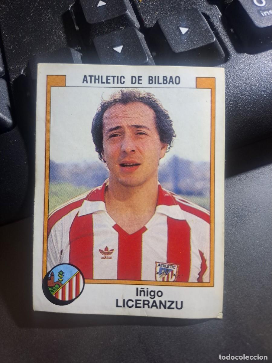 Cromos de F&uacute;tbol: CROMO LICERANZU 9 ATHLETIC CLUB DE BILBAO FUTBOL 88 LIGA 1987 1988 87 88 PANINI NUNCA PEGADO
