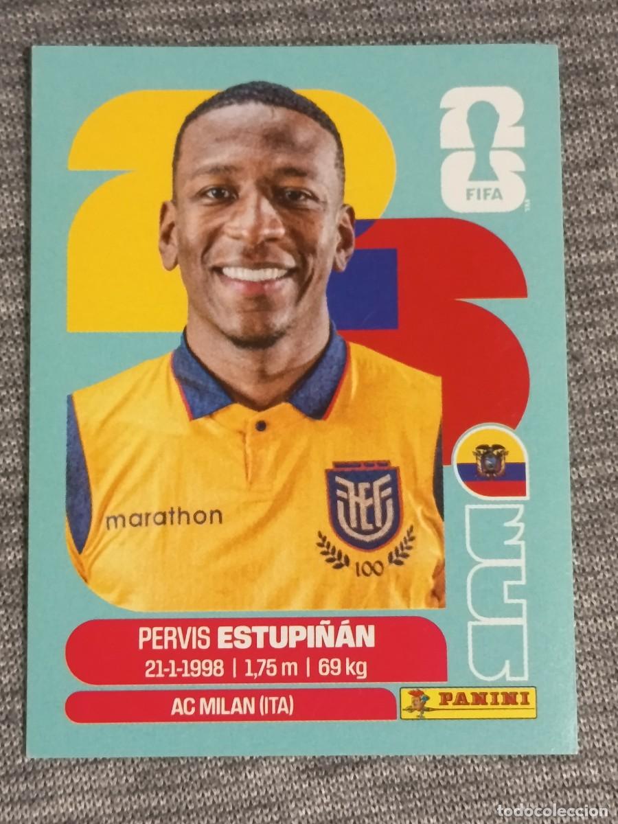 Cromos de F&uacute;tbol: ESTUPI&Ntilde;AN ECU 5 STICKER MUNDIAL 2026 PANINI FIFA WORLD CUP NUEVO