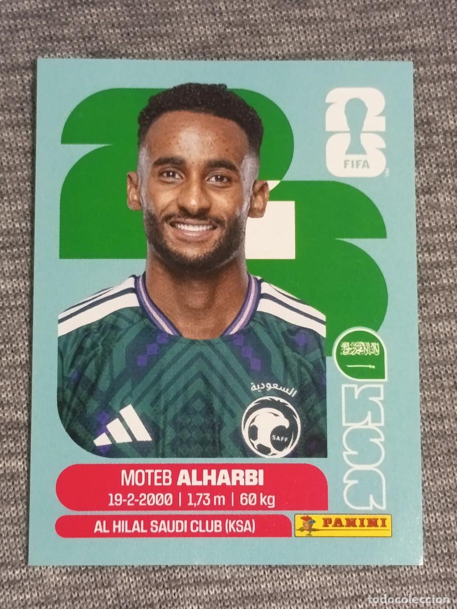 Cromos de F&uacute;tbol: ALHARBI KSA 7 STICKER MUNDIAL 2026 PANINI FIFA WORLD CUP NUEVO