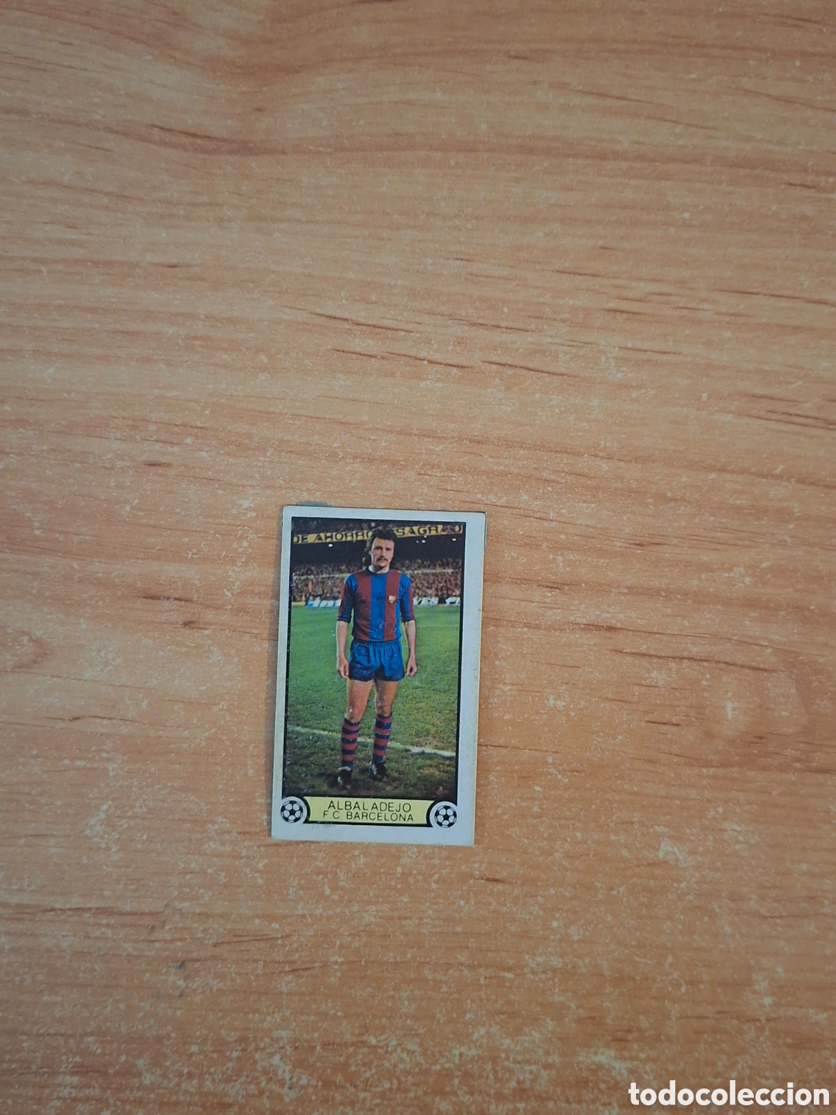 Cromos de F&uacute;tbol: Este 79 80 albaladejo Barcelona despegado ver fotos