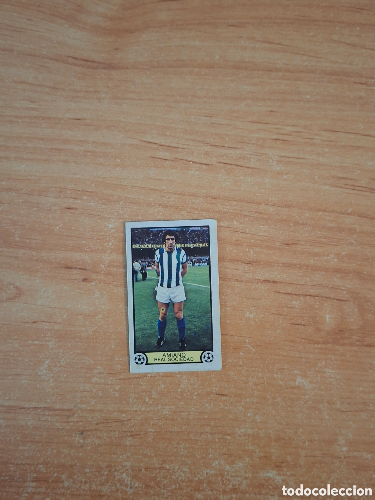 Cromos de Futebol: Este 79 80 amiano real sociedad baja despegado ver fotos