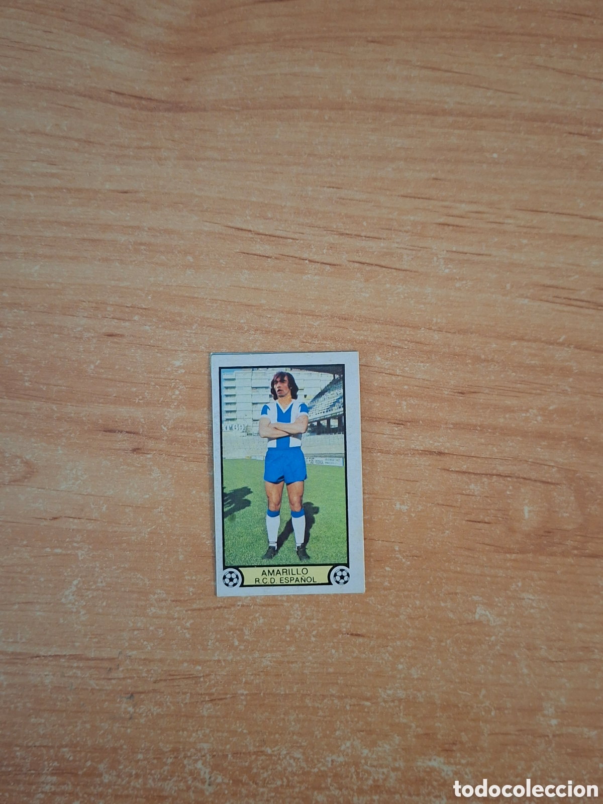 Cromos de Futebol: Este 79 80 amarillo espa&ntilde;ol baja despegado ver fotos