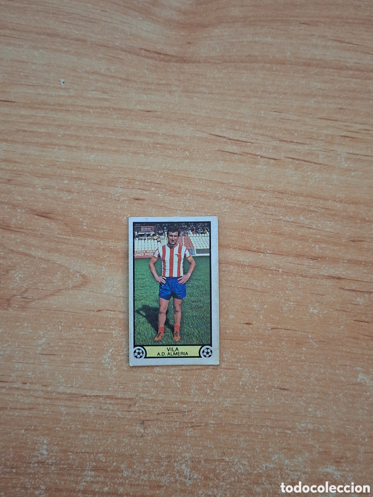 Football Stickers: Este 79 80 vila Almer&iacute;a 14 fichaje despegado ver fotos