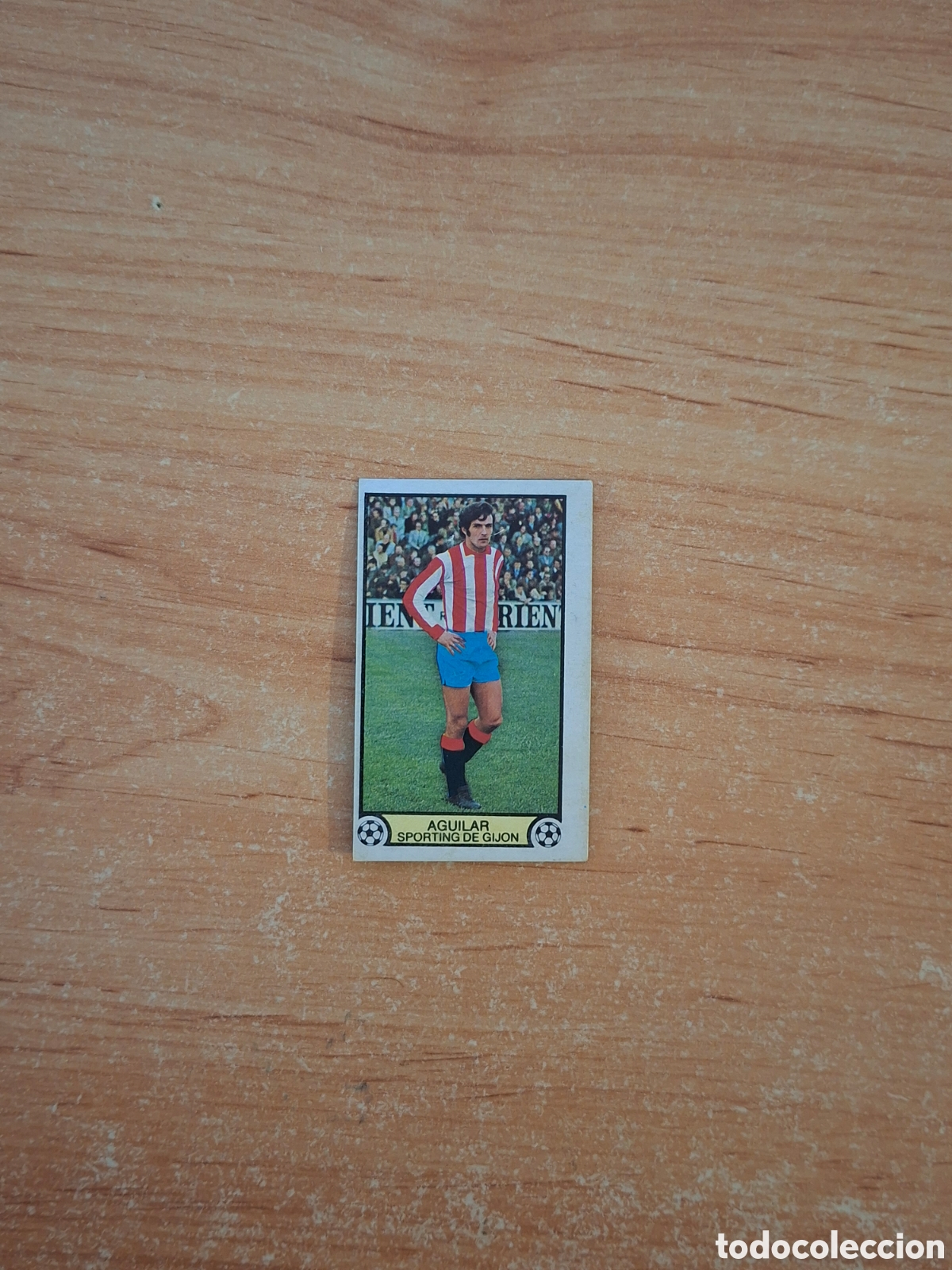 Cromos de F&uacute;tbol: Este 79 80 aguilar gijon 28 fichaje despegado ver fotos