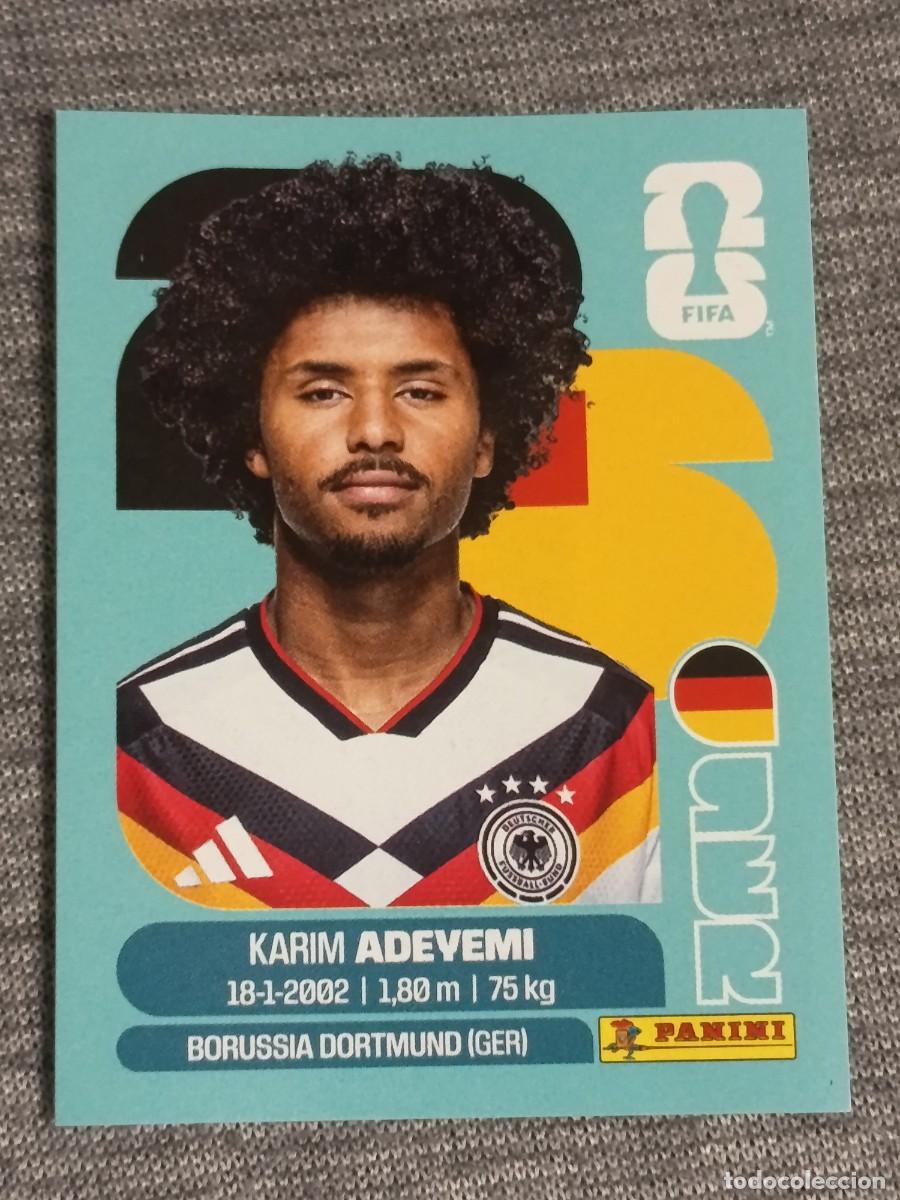 Cromos de F&uacute;tbol: ADEYEMI GER 19 STICKER MUNDIAL 2026 PANINI FIFA WORLD CUP NUEVO