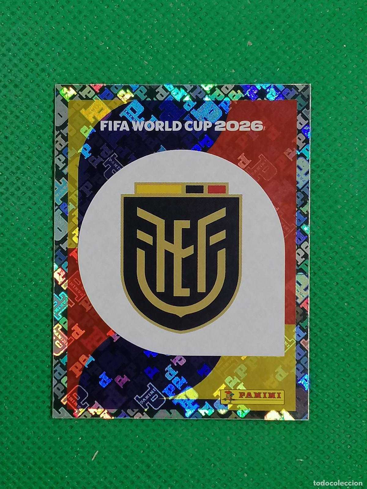 Cromos de F&uacute;tbol: ECU 1 ECU1 ESCUDO ECUADOR ⚽ PANINI FIFA MUNDIAL WORLD CUP 26 2026 STICKER ⚽