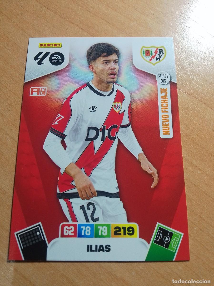 Cartes &agrave; collectionner de Football: 288 BIS ILIAS NUEVO FICHAJE DEL RAYO VALLECANO 25 26 ADRENALYN XL 2025 2026