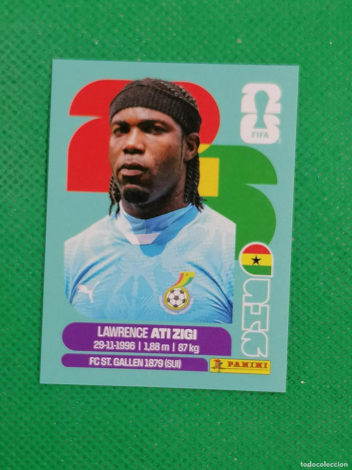 Football Stickers: GHA 2 GHA2 LAWRENCE ATI ZIGI GHANA ⚽ PANINI FIFA MUNDIAL WORLD CUP 26 2026 STICKER ⚽