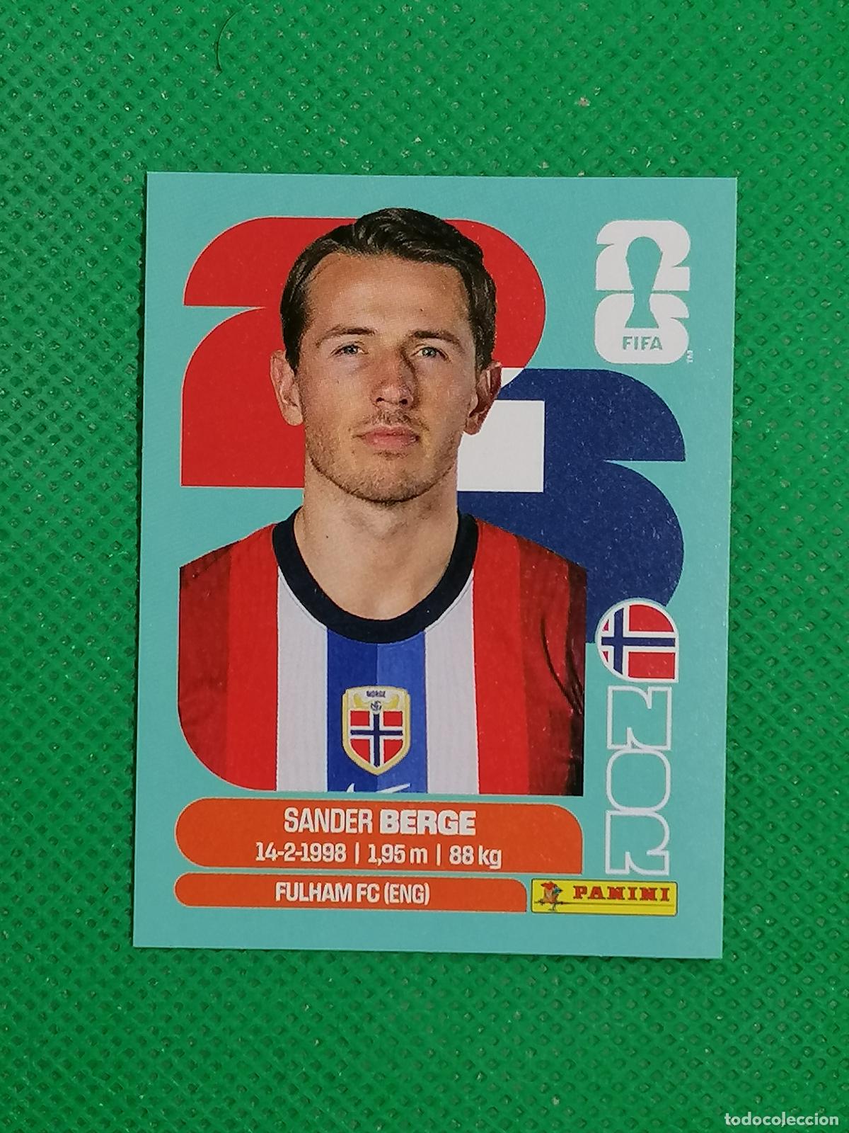 Cromos de F&uacute;tbol: NOR 11 NOR11 SANDER BERGE NORUEGA ⚽ PANINI FIFA MUNDIAL WORLD CUP 26 2026 STICKER ⚽