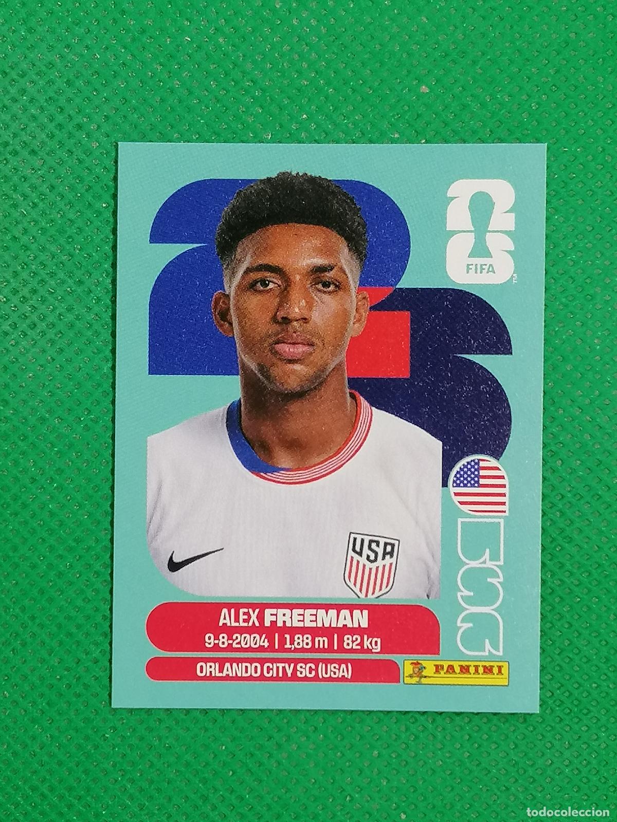 Cromos de F&uacute;tbol: USA 6 USA6 ALEX FREEMAN USA ⚽ PANINI FIFA MUNDIAL WORLD CUP 26 2026 STICKER ⚽