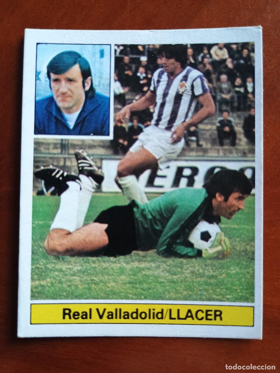 Cromos de F&uacute;tbol: Cromo f&uacute;tbol liga 81 82 1981 1982 ediciones este sin pegar nuevo baja Ll&aacute;cer Real Valladolid Montes