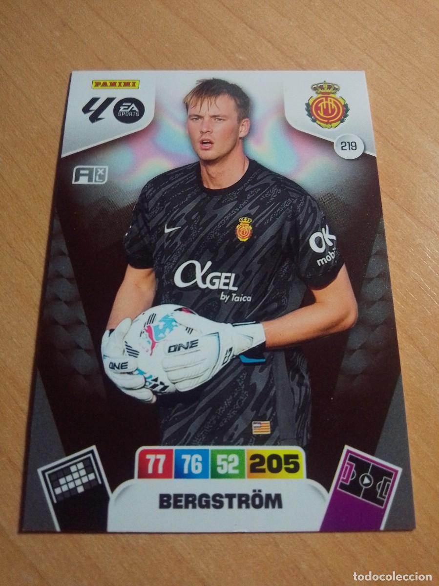 Cromos de F&uacute;tbol: 219 BERGSTROM PORTERO DEL MALLORCA 25 26 ADRENALYN XL 2025 2026