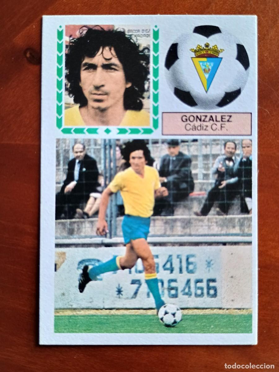 Cromos de F&uacute;tbol: Cromo f&uacute;tbol liga 83 84 1983 1984 ediciones este sin pegar nuevo M&aacute;gico Gonz&aacute;lez C&aacute;diz meyba rookie