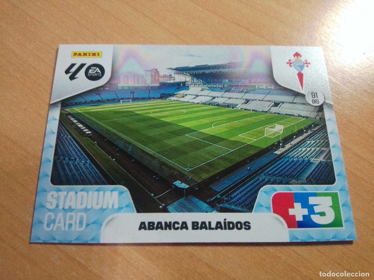 Cromos de F&uacute;tbol: 91 BIS ABANCA BALAIDOS ESTADIO DEL CELTA 25 26 ADRENALYN XL 2025 2026