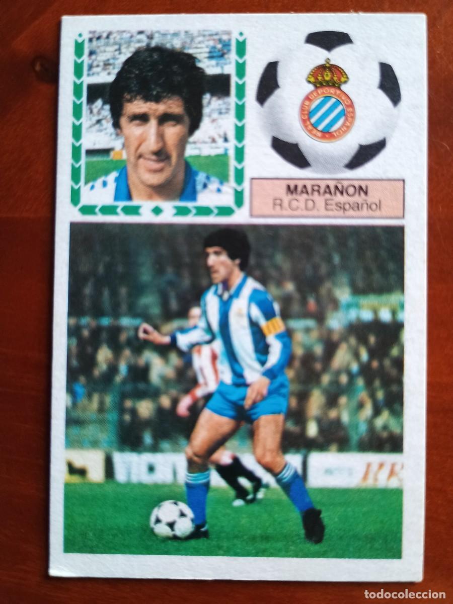 Cromos de F&uacute;tbol: Cromo f&uacute;tbol liga 83 84 1983 1984 ediciones este sin pegar nuevo baja Mara&ntilde;&oacute;n Espa&ntilde;ol Barcelona