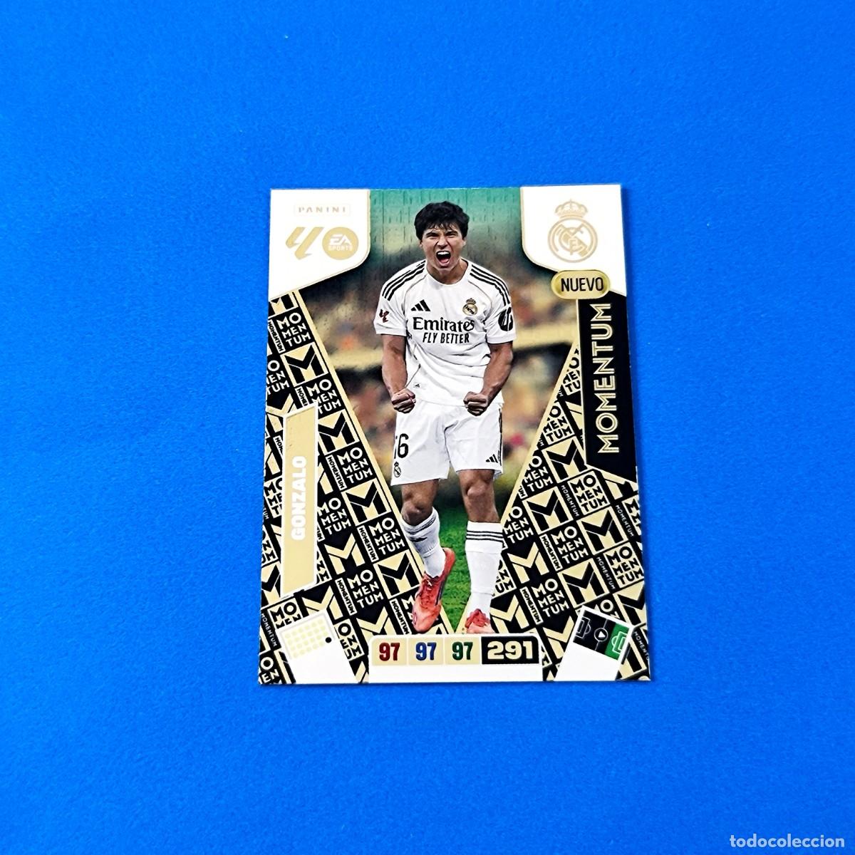 Cromos de F&uacute;tbol: Adrenalyn 2025 2026 / 25 26 Momentum Gonzalo Real Madrid