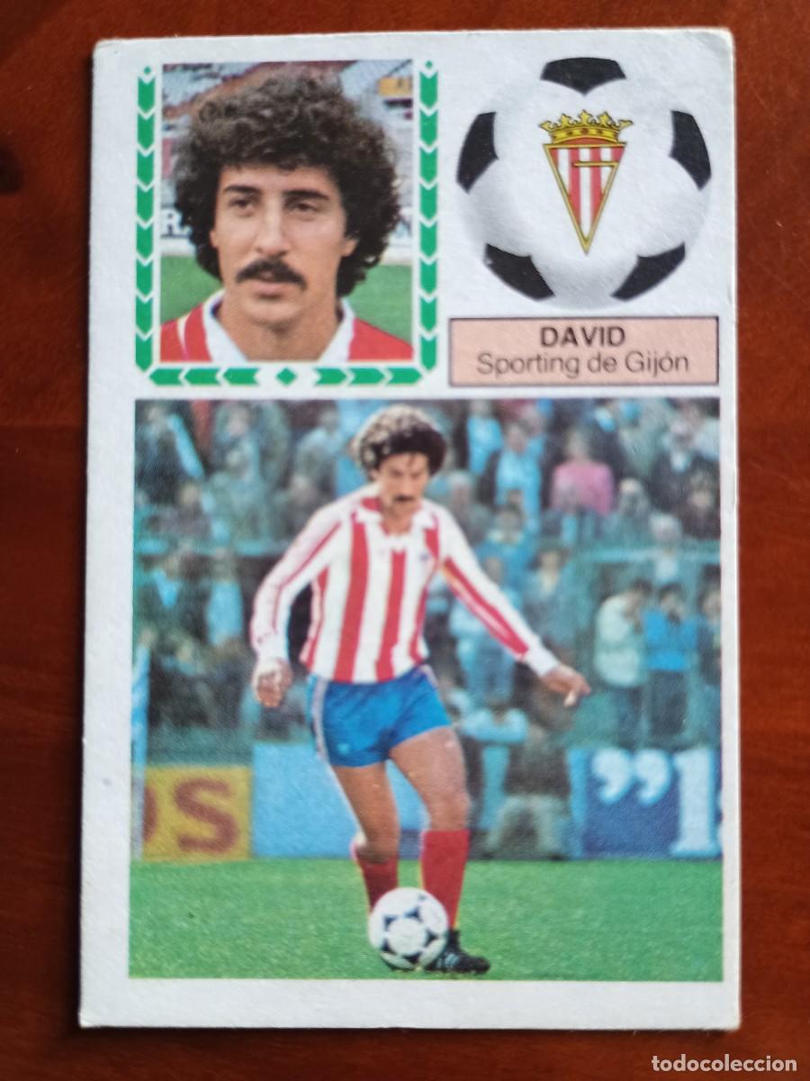 Cromos de F&uacute;tbol: Cromo f&uacute;tbol liga 83 84 1983 1984 ediciones este sin pegar nuevo coloca David Sporting de Gij&oacute;n