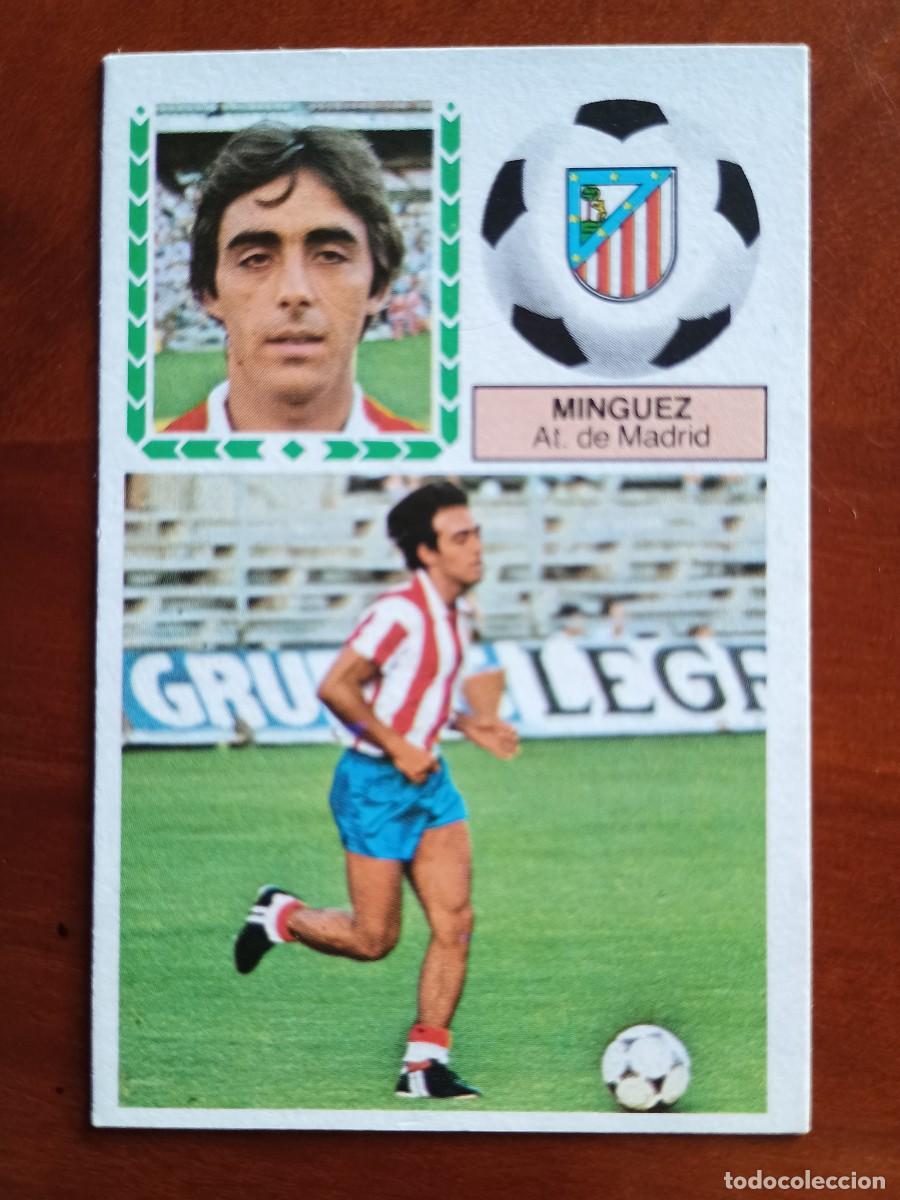 Cromos de F&uacute;tbol: Cromo f&uacute;tbol liga 83 84 1983 1984 ediciones este sin pegar nuevo coloca M&iacute;nguez Atl&eacute;tico de Madrid