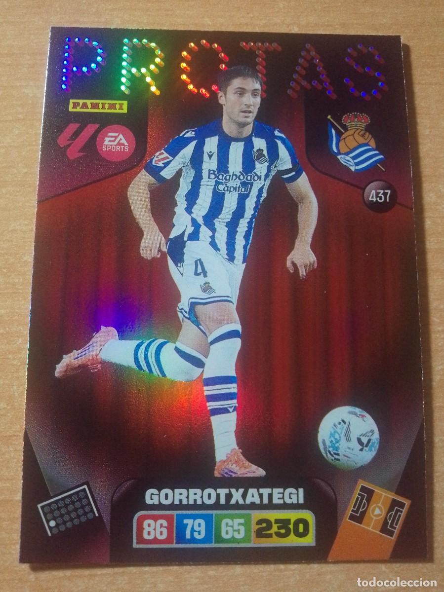 Cromos de F&uacute;tbol: 437 GORROTXSTEGI PROTAS DE LA REAL SOCIEDAD 25 26 ADRENALYN XL 2025 2026