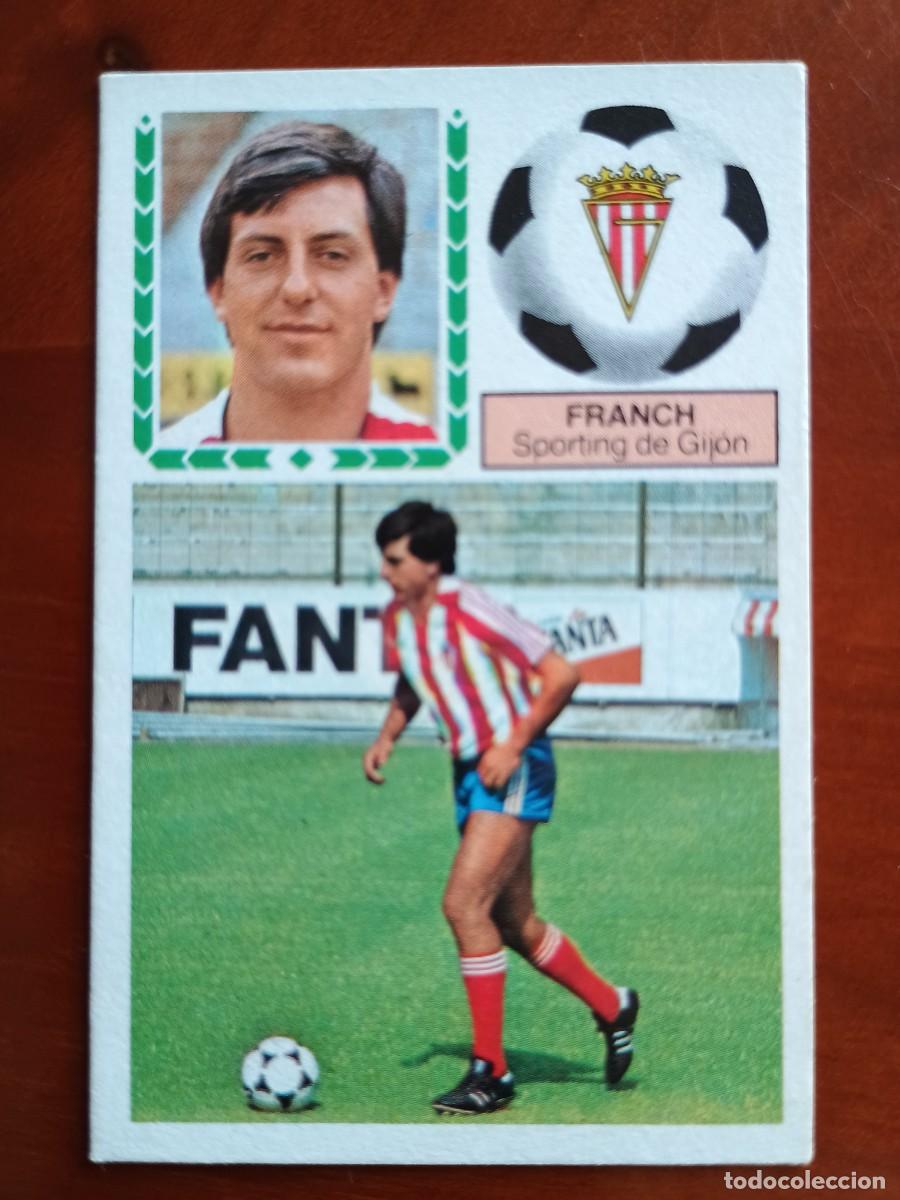 Cromos de F&uacute;tbol: Cromo f&uacute;tbol liga 83 84 1983 1984 ediciones este sin pegar nuevo fichaje 42 bis Franch Sporting