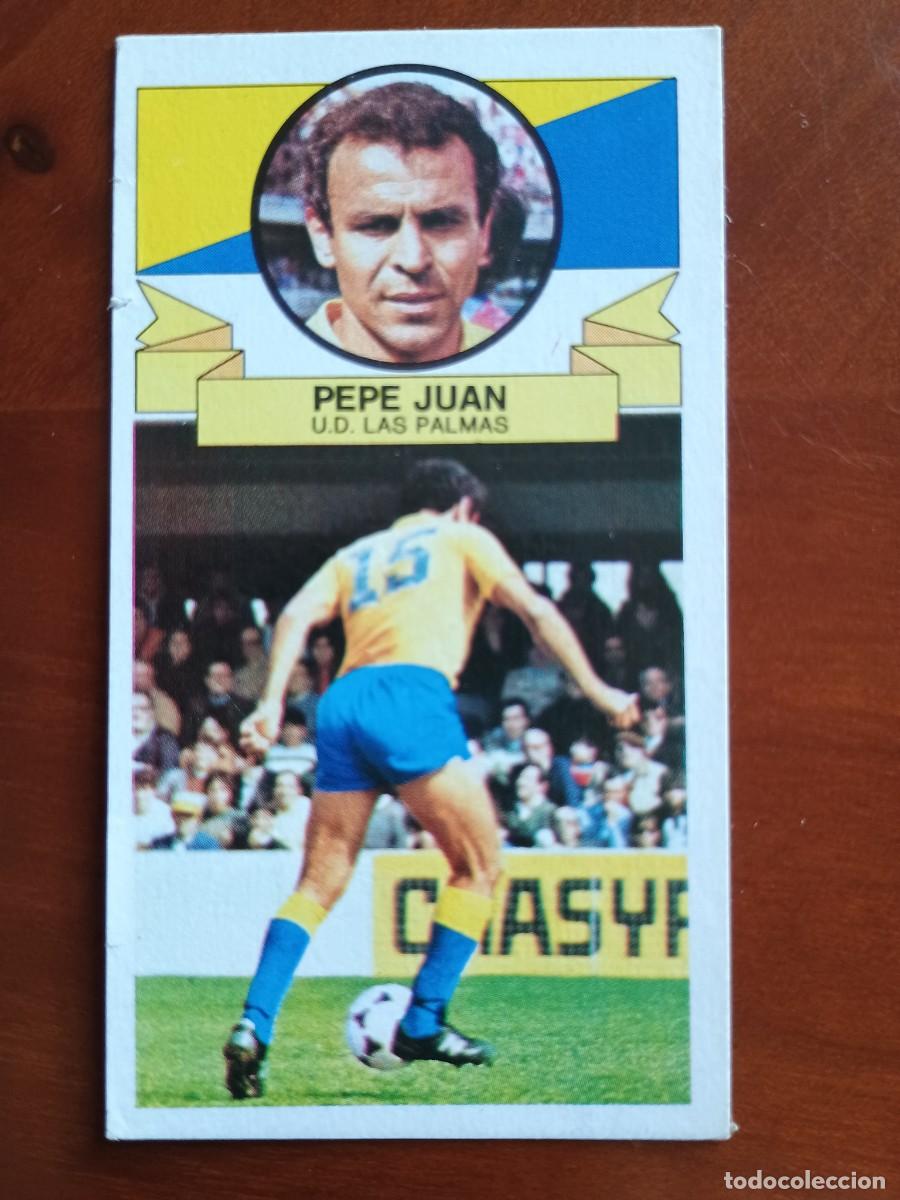 Fu&szlig;ball-Sticker: Cromo f&uacute;tbol liga 85 86 1985 1986 ediciones este pegar nuevo baja Pepe Juan Las Palmas