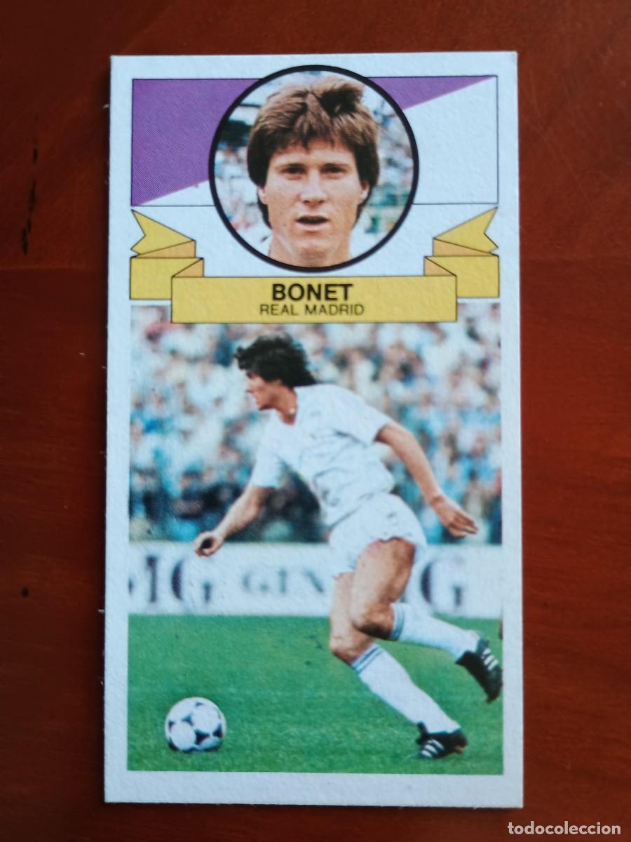 Fu&szlig;ball-Sticker: Cromo f&uacute;tbol liga 85 86 1985 1986 ediciones este pegar nuevo sin publicidad Real Madrid Bonet