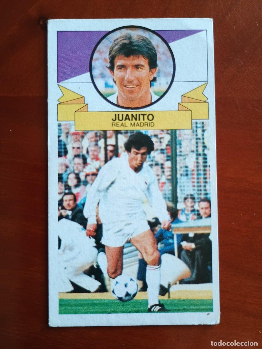 Fu&szlig;ball-Sticker: Cromo f&uacute;tbol liga 85 86 1985 1986 ediciones este pegar nuevo sin publicidad Real Madrid Juanito