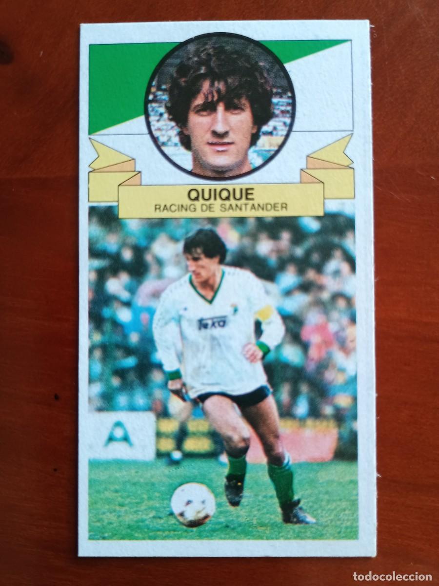 Cromos de F&uacute;tbol: Cromo f&uacute;tbol liga 85 86 1985 1986 ediciones este pegar nuevo baja Quique Seti&eacute;n Racing de Santander