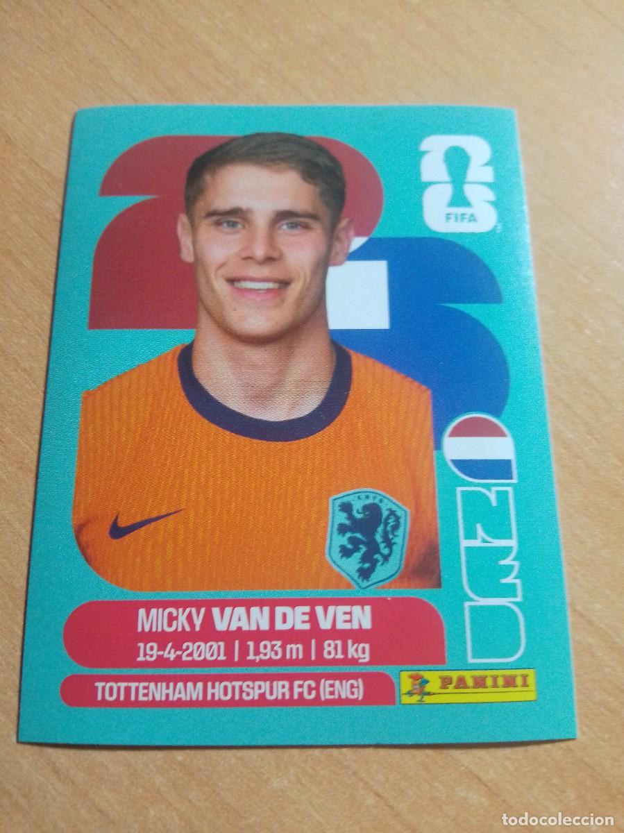 Cromos de F&uacute;tbol: NED 4 VAN DE VEN PA&Iacute;SES BAJOS 2027 MUNDIAL PANINI NUEVO